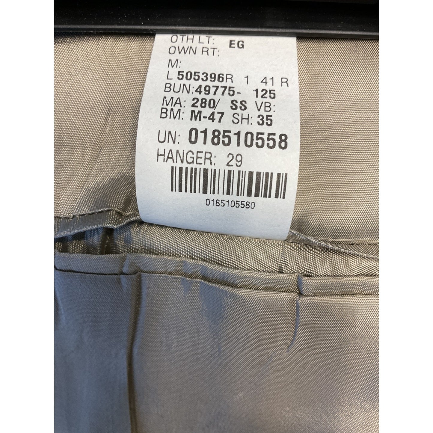 Olive Ralph Lauren Chaps Wool Suit Coat - 41 R