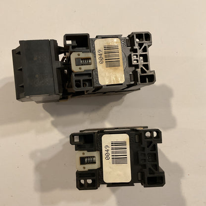 (2)Allen-Bradley 100-A09ND3 Contactor B & 193-BSB30 Overload Relay, Series B