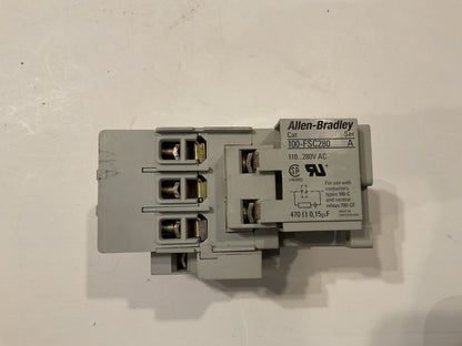 Allen Bradley 100-C30*00 Ser A Contactor 600V AC attached (100FSC 280 and 100-S)