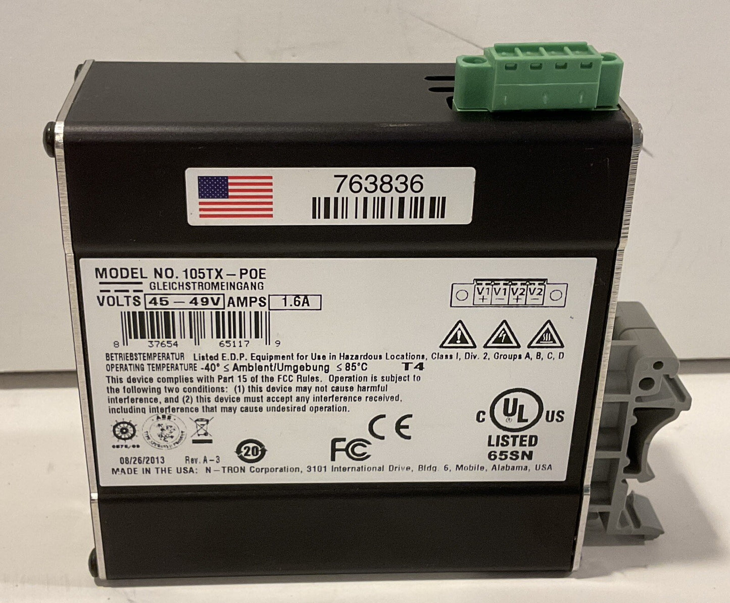 N-Tron 105TX-POE Industrial Ethernet Switch