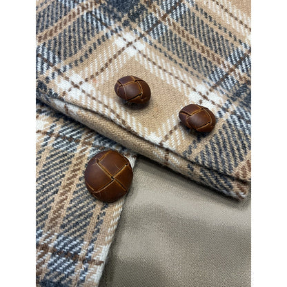 Camel Hair Tan Plaid Sport Coat
