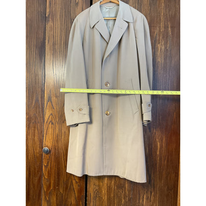 Tan Long Formal Topcoat Bench needled Large
