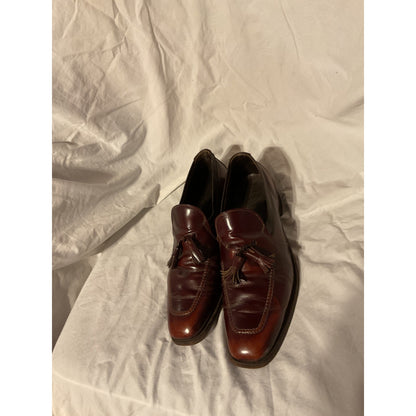 Young Quinlan Johnston and Murphy Tassel Brown Loafer Used - size 10