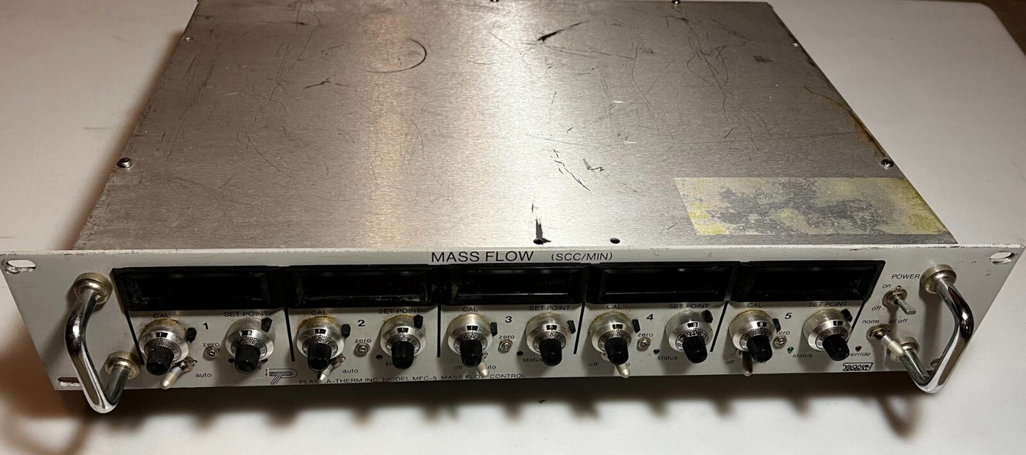 Vacuum General Model Mfc-5 Plasma-Therm Mass Flow Controller
