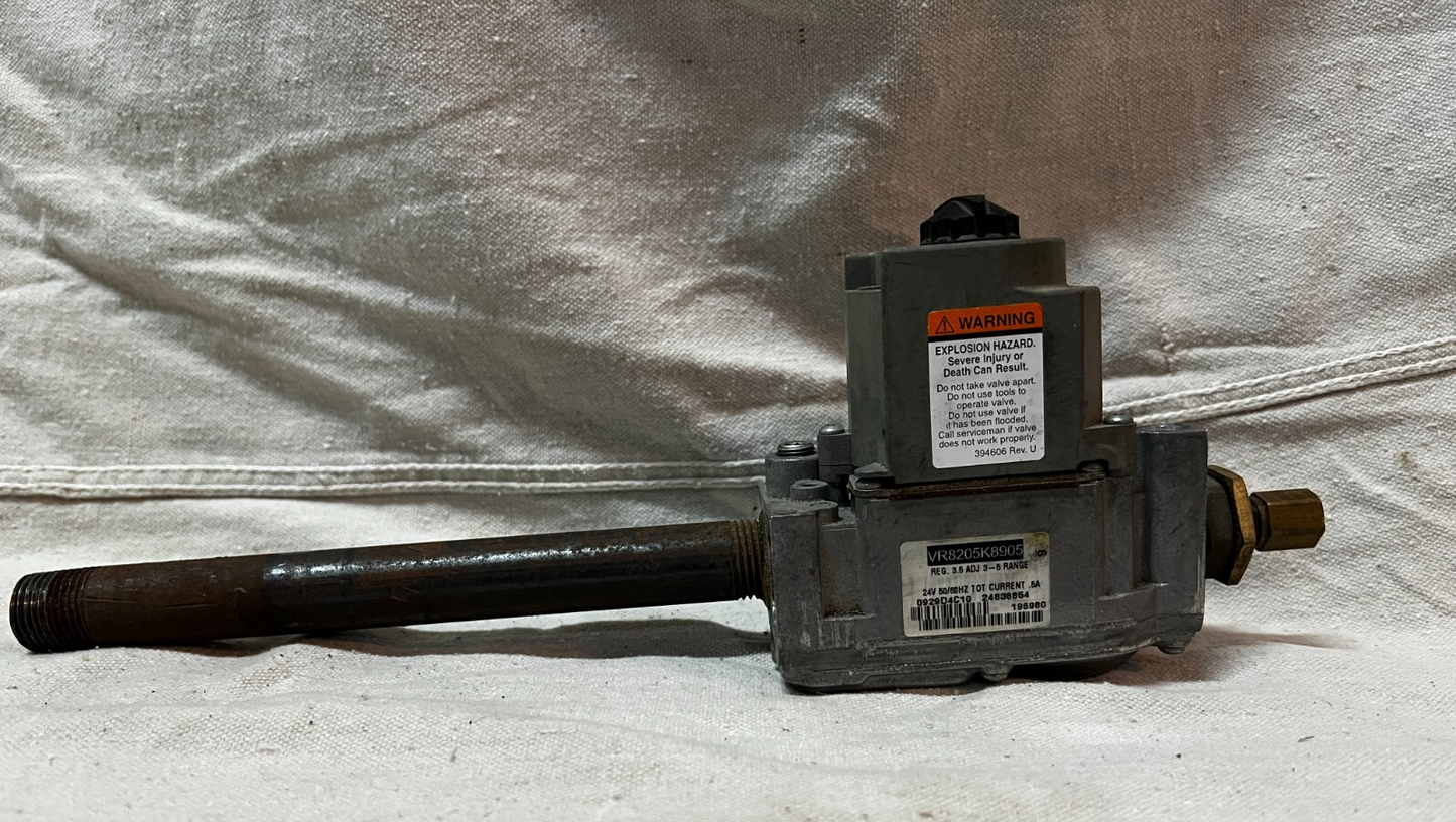 Honeywell VR8205K8905 Natural Gas 24V Valve modified for L.P. Gas
