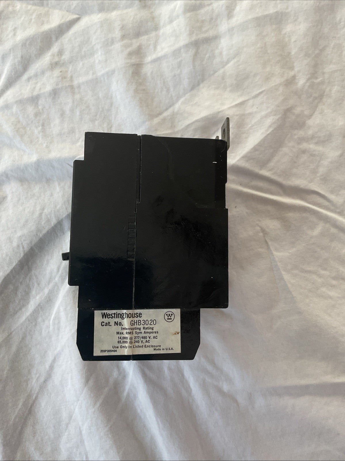Westinghouse GHB3020 Bolt-on Circuit Breaker 20A 3P 277/480V GHB