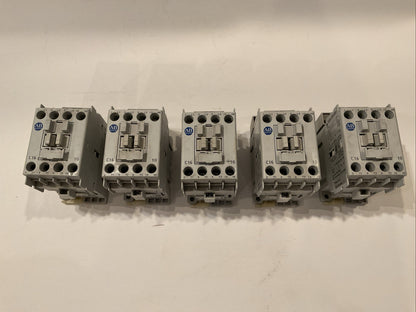 QTY (5) ALLEN-BRADLEY 100-C16*10 CONTACTOR /  100-C16*10 SER B