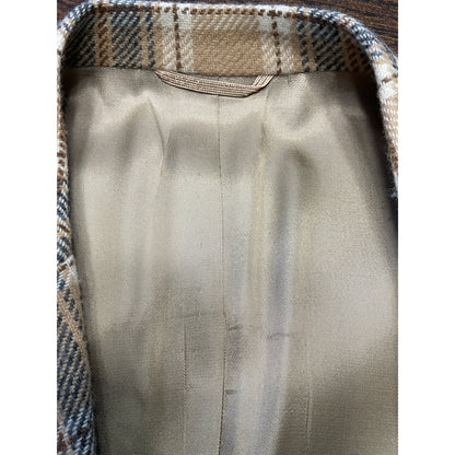 Camel Hair Tan Plaid Sport Coat