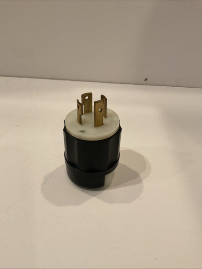 Leviton 2721 Insulgrip Twist Lock Plug, 30 Amp, 3 Phase, 250 VAC