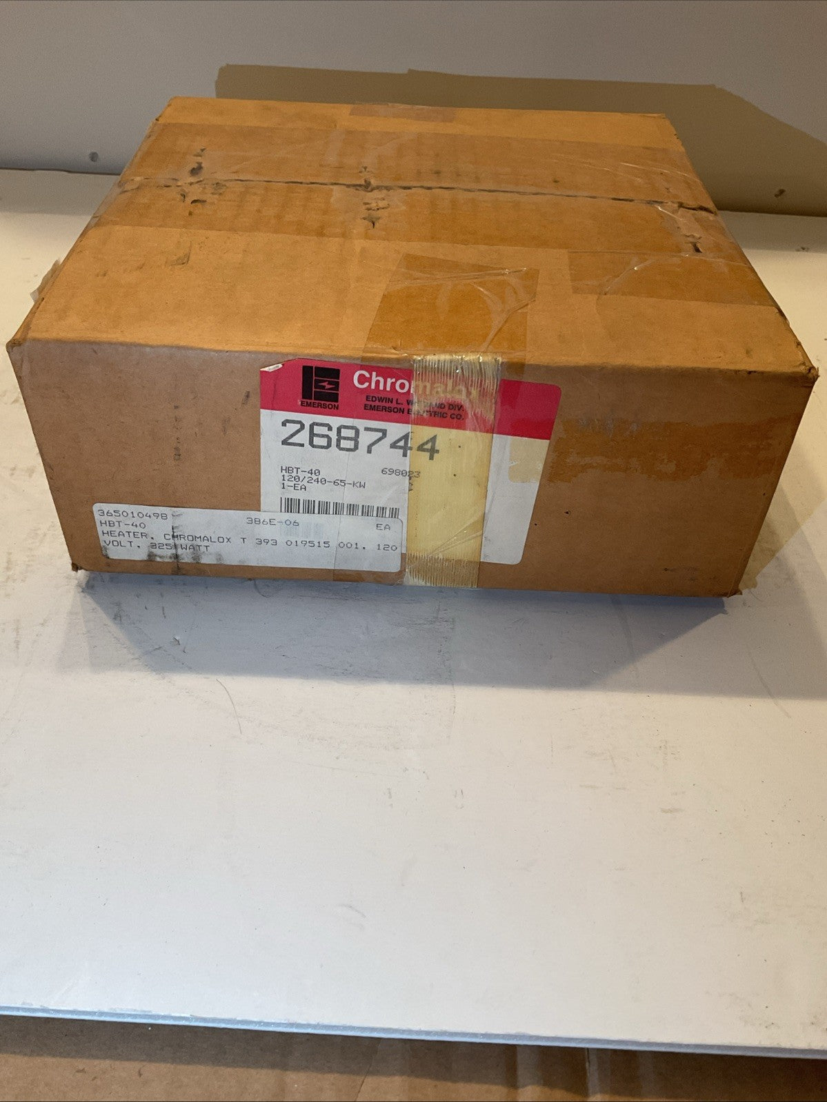 CHROMALOX  #268744, HBT-40  TUBULAR BAND HEATER 698023 (120/240V, 65KW)