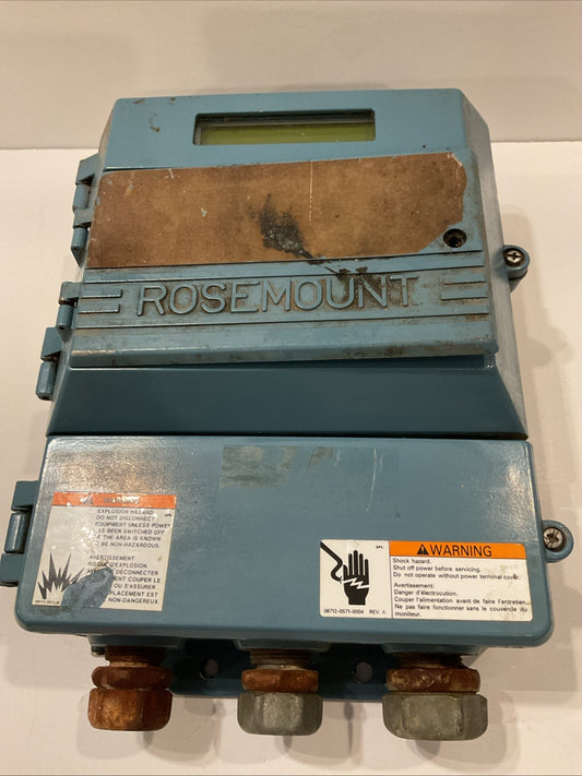ROSEMOUNT  #8712CR12M4B6  MAGNETIC FLOW TRANSMITTER (POWERS ON)