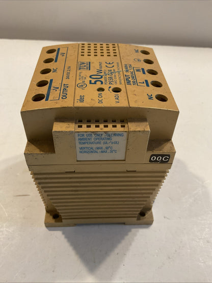 IDEC PS5R-D24 Power Supply 50W Output-24VDC 2.1A Input-100-240VAC 1.15A 50/60Hz