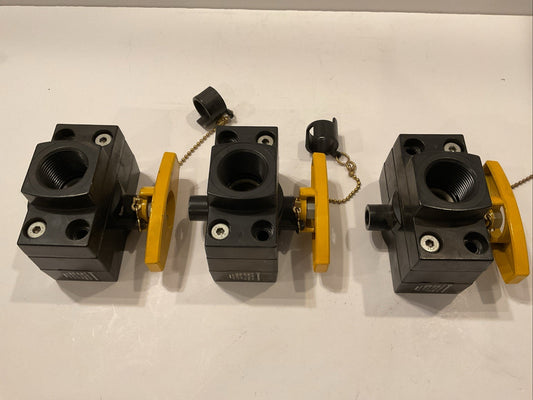 QTY 3 - NORGREN #T15-810-E2AA  INLET VALVE (250 PSIG MAX.)