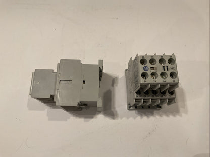 Lot of 2 Allen-Bradley 700-k40E-* along with AB 100-KFA31Z used for testing only