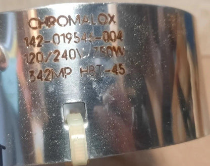 CHROMALOX  #268760, HBT-45, 343MPTUBULAR BAND HEATER (120/240V, 75KW)