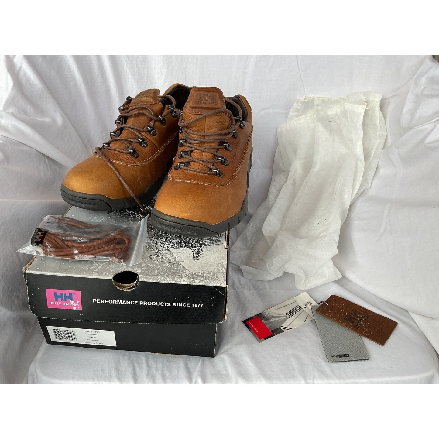 Helly Hanson New Brown Waterproof Leather Shoes Size 10