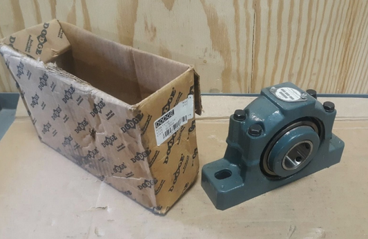 DODGE SPLIT PILLOW BLOCK BEARING   Part#-023195   P2BK111RE   1-11/16 IN BORE