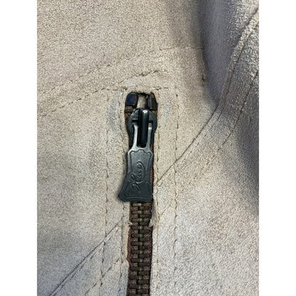 Reversible Tan Leather Huc of Sweden Coat - Size 44