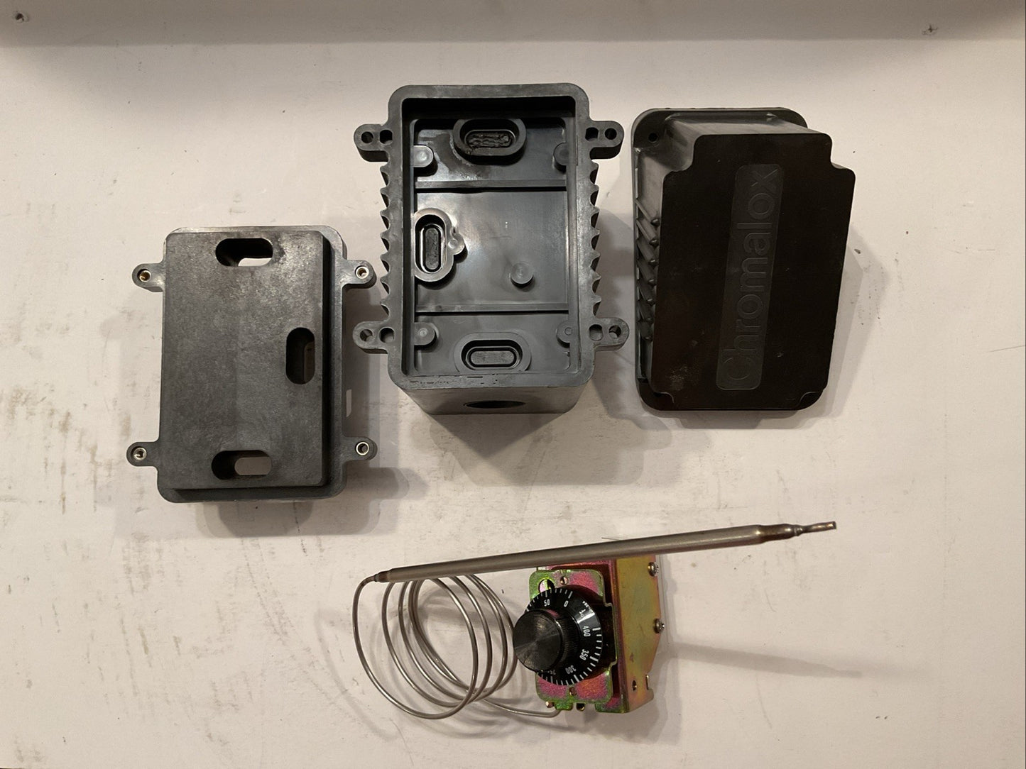 New Chromalox Thermostat E55S-14969 / 558131-001  with enclosure 304SST wetted