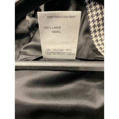 New size 40 Arnold Brandt Houndstooth Wool Suit Coat
