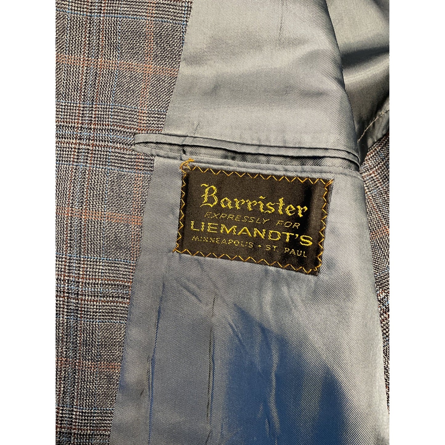 3 pc -100% Pure Wool Plaid Suit