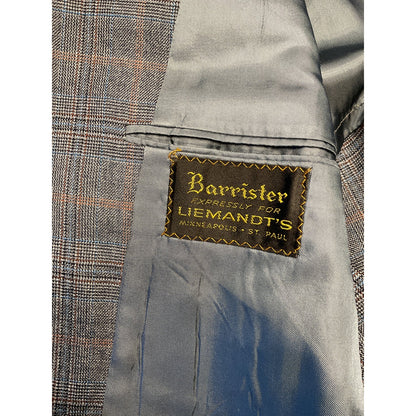 3 pc -100% Pure Wool Plaid Suit