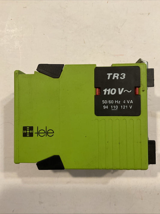 TELE  #IW1AAC4X  MONITORING RELAY WITH 110V TR3 POWER MODULE