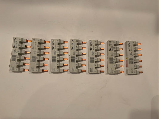 Lot of (7) Siemens 5ST3 665-0HG Connection Terminals 16mm2/ 115A