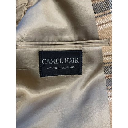 Camel Hair Tan Plaid Sport Coat