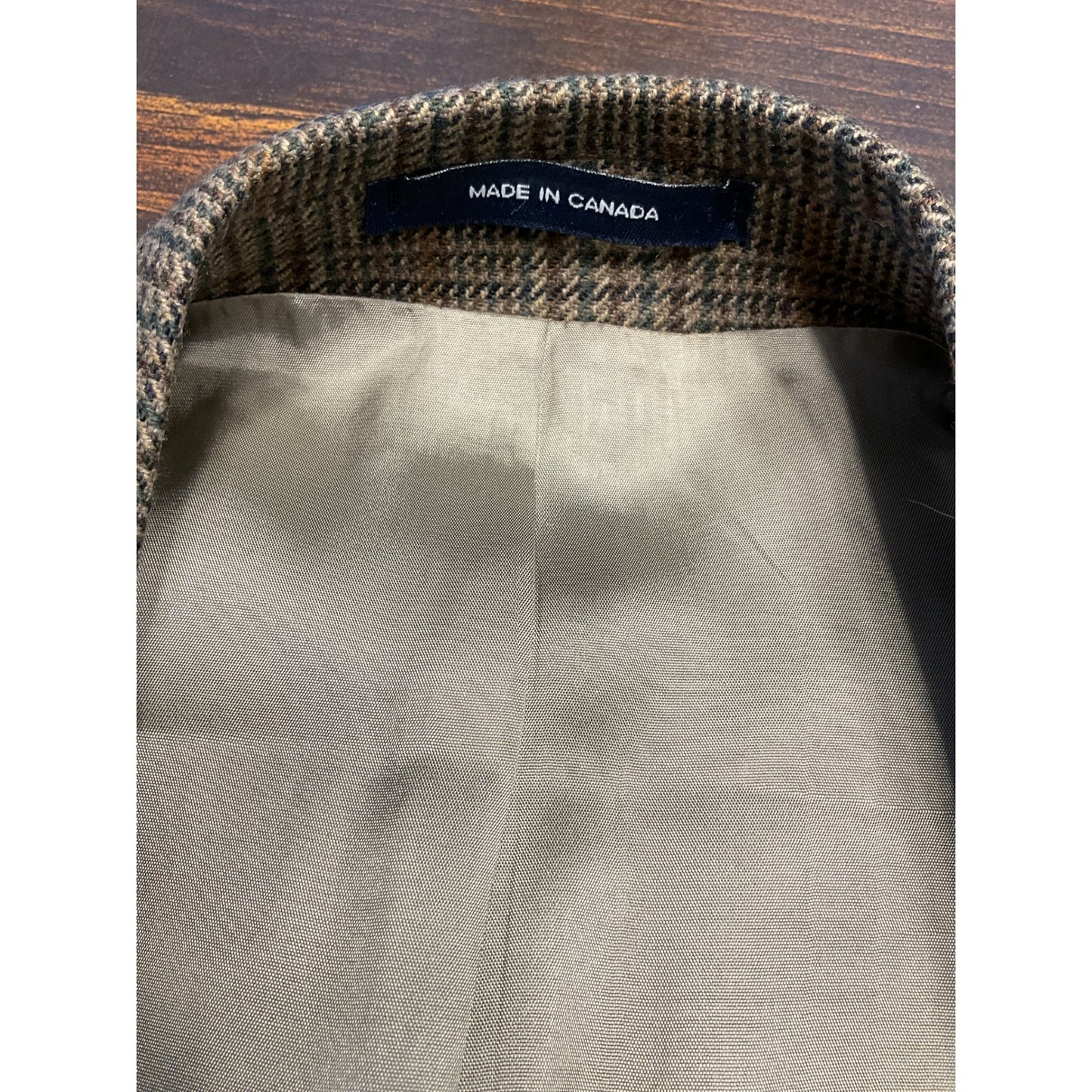 Olive Ralph Lauren Chaps Wool Suit Coat - 41 R