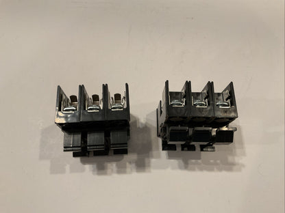 Lot of 2 Littlefuse L60030C-3PQ  / 3 Pole 600V-30A FuseHolder