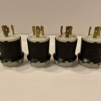 HBL2321 Hubbell 2321 Twist-Lock Devices 20A, 250V AC, 2 Pole (lot  of 4)