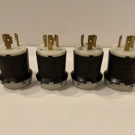 HBL2321 Hubbell 2321 Twist-Lock Devices 20A, 250V AC, 2 Pole (lot  of 4)