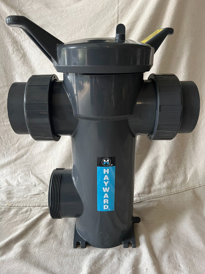 HAYWARD Flow Control Basket Strainer, 4" PVC