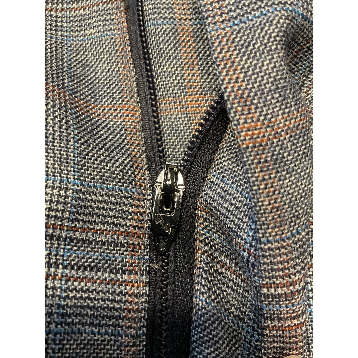 3 pc -100% Pure Wool Plaid Suit