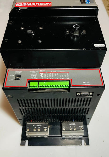Emerson M0356120 Motion Control Position Servo Drive