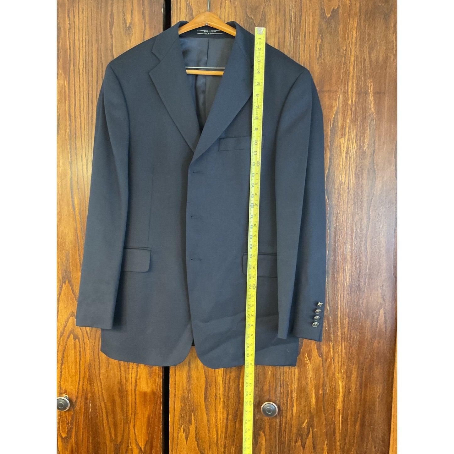Black Wool Silverstone Suit Coat