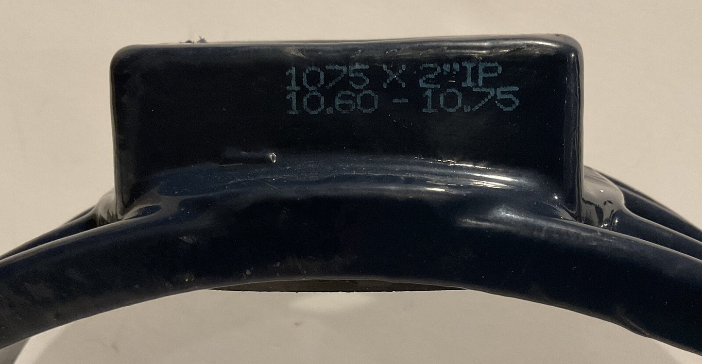 JCM 406 DI Epoxy Coated 10" Service Saddle w/ Double S/S Straps 1075X 2” IP