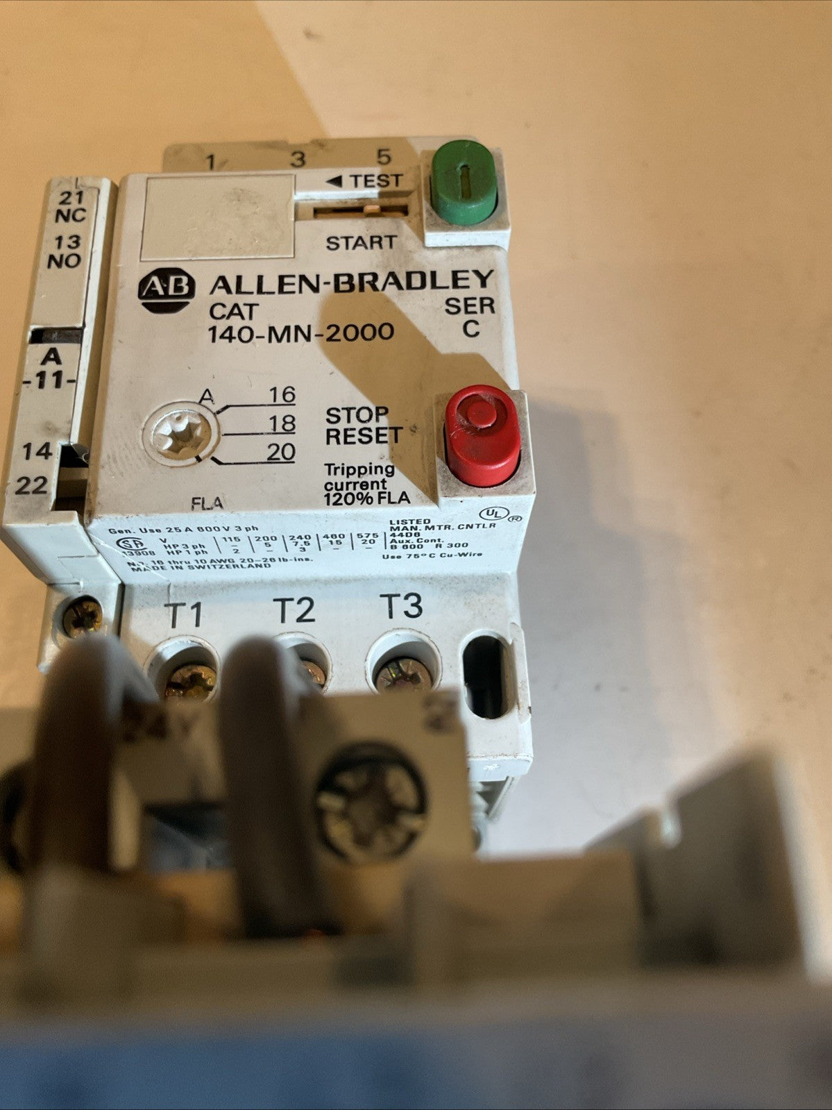 Allen-Bradley 140-MN-2000, Allen-Bradley 100-C23D*10, Allen-Bradley 140-A11