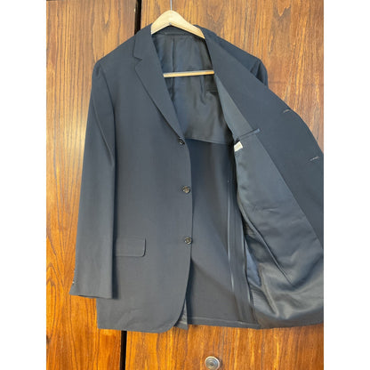 Black Wool Blend Suit - 1962