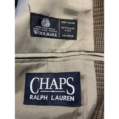Olive Ralph Lauren Chaps Wool Suit Coat - 41 R