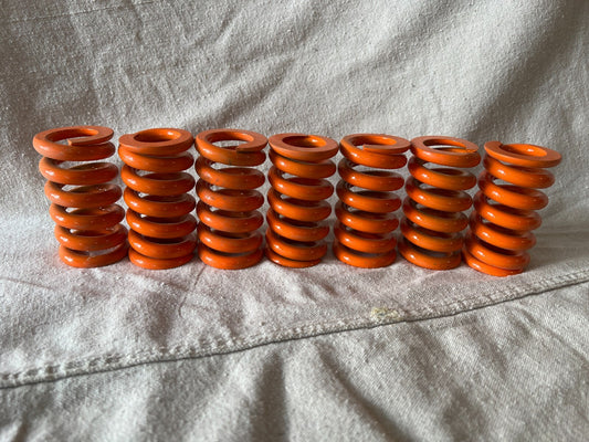 7x Orange Shock Suspension Spring 3.5" 176076