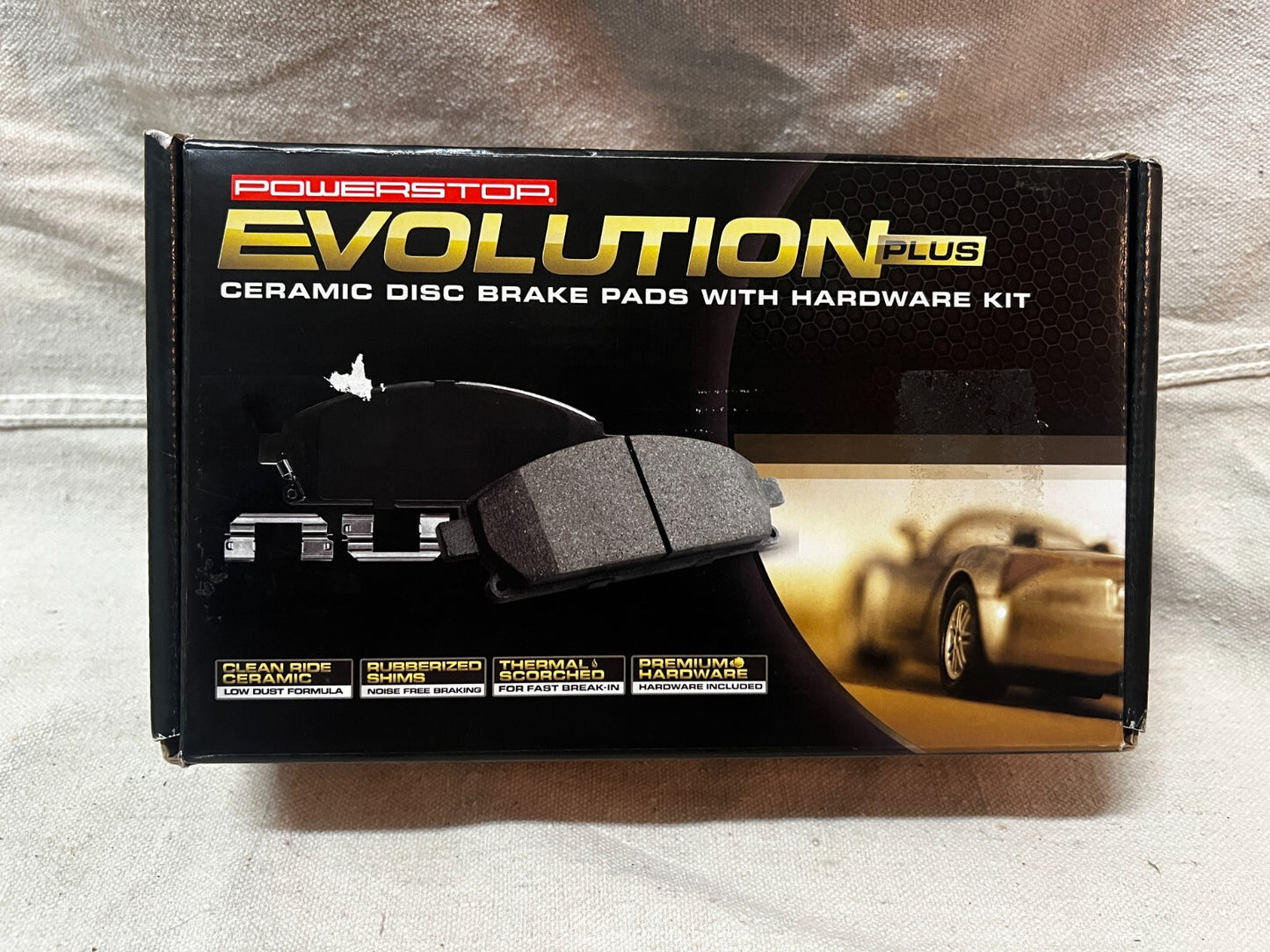 Ceramic Brake Pads w/ Hardware  17-1396 Z17 Evolution Plus Powerstop