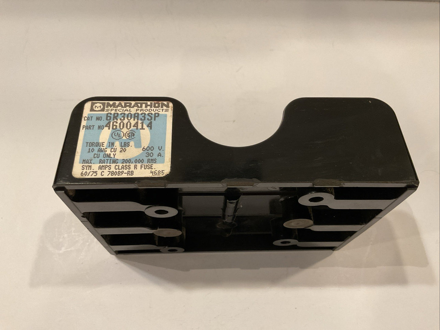 Marathon 6R30A3SP / 4600414 / 600V / 30A 3 Pole Fuseholder