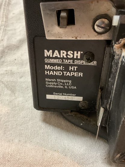 Marsh Gummed Tape Dispenser/Hand Taper Black