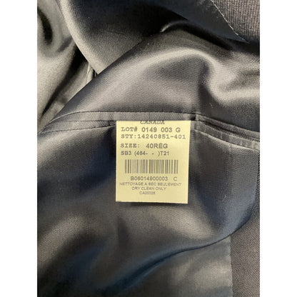 Black Wool Silverstone Suit Coat