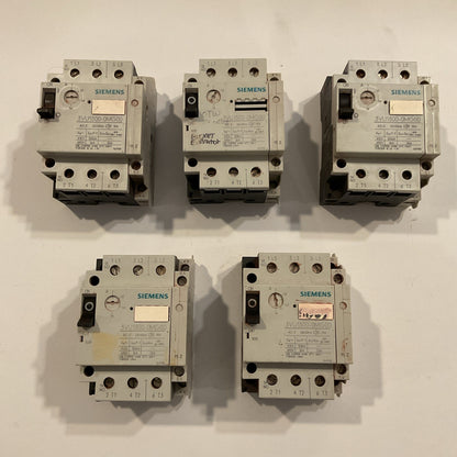 QTY 5 - Siemens 3VU1300-0MG00  with Siemens 3VU9131-3AA00 connected -  used
