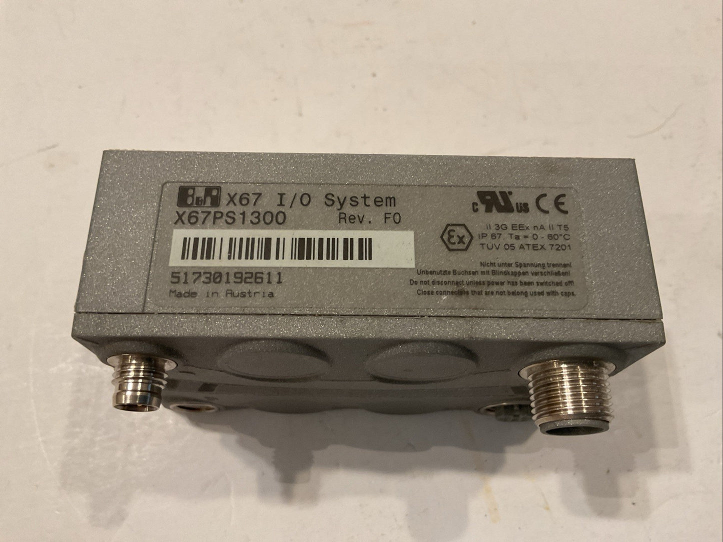 B&R X67 I/O System X67 DM 1321 | Rev. F0 | X67PS1300