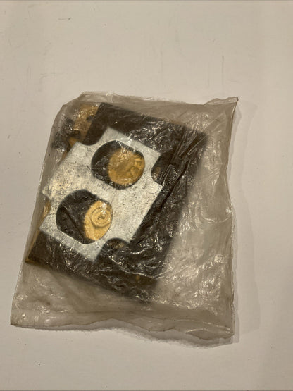 Steel City Duplex Receptacle Cover Plate Brass Alloy Steel 3" x 4-1/2" P 64-DS