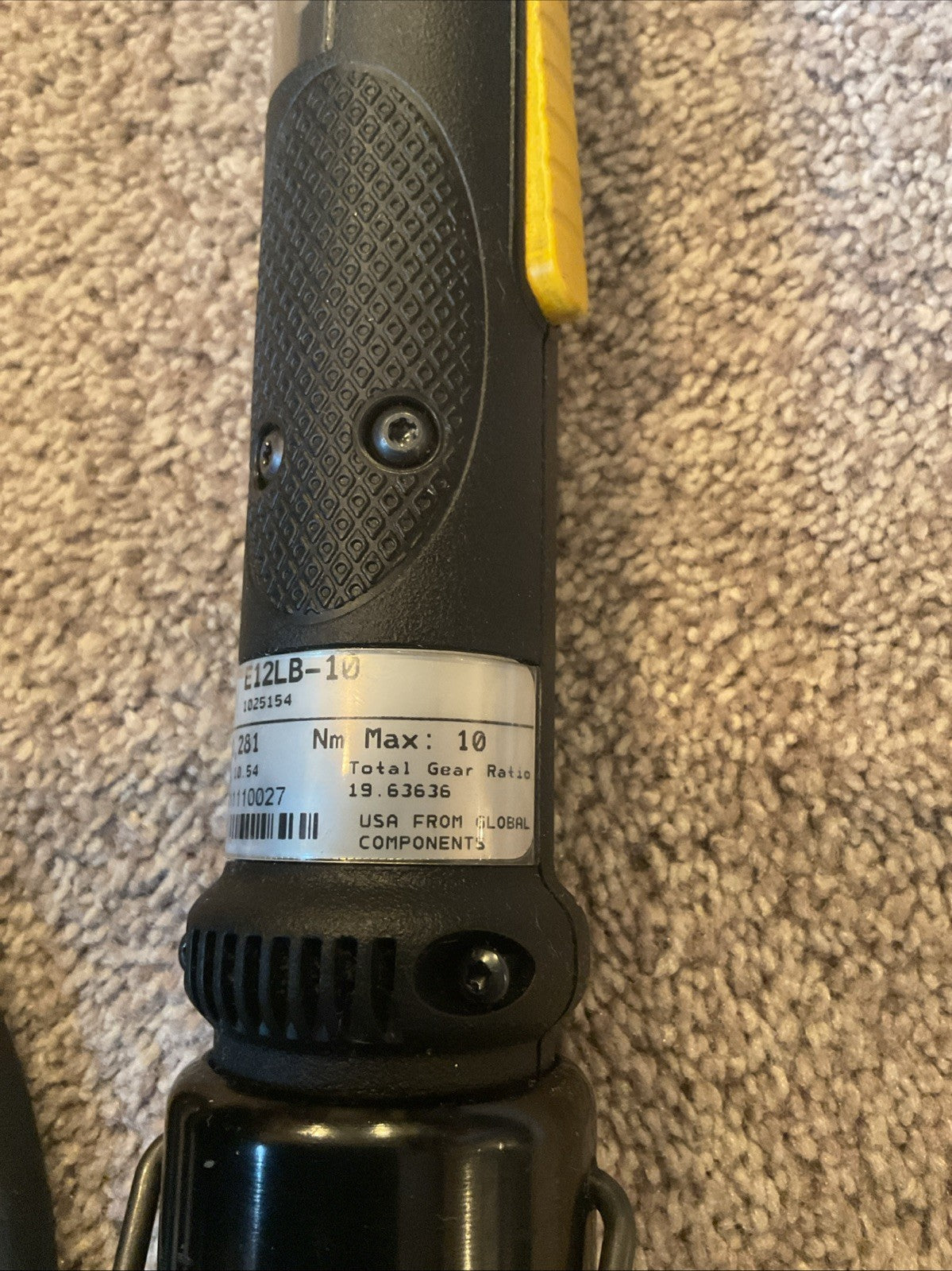 Stanley QPM ALPHA Torque Controller MDL# 21A108721 - 9' Hi Flex Cable 20C104603&